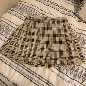 Plaid skirt